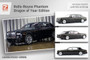 ROLLS ROYCE PHANTOM 7TH GENERATION BLACK DRAGON OF THE YEAR EDITION 1/64 SCALE DIECAST CAR MODEL BY DCM DCMPHABK