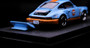 PORSCHE 911 930 TURBO REAR TAIL OPENS GULF LIVERY 1/64 SCALE DIECAST CAR MODEL BY MASTER MODELS MAGUPOR