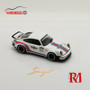 PORSCHE SINGER TURBO STUDY 930 MARTINI RACING LIVERY REMOVABLE TAIL 1/64 SCALE DIECAST CAR MODEL RHINO MODELS