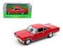 1965 CHEVROLET IMPALA SS 396 RED 1/24 SCALE DIECAST CAR MODEL BY WELLY 22417