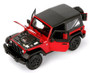 2014 Jeep Wrangler Willys Edition Red 1/18 Scale Diecast Model By Maisto 31676