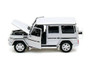 Mercedes Benz G Class Wagon Silver 1/24 Scale Diecast Car Model By Welly 24012