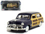 1949 Ford Woody Wagon Black 1/24 Scale Diecast Car Model By Motor Max 73260