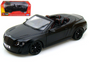 BENTLEY CONTINENTAL SS CONVERTIBLE ISR SUPERSPORTS MATT BLACK 1/18 SCALE DIECAST CAR MODEL BY BBURAGO 11035