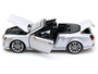 Bentley Continental SS Convertible ISR Super Sport Silver 1/18 Scale Diecast Car Model By Bburago 11035