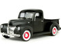 1940 FORD PICKUP TRUCK MATT BLACK 1/18 SCALE DIECAST CAR MODEL BY MOTOR MAX 73170