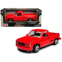 1992 GMC Sierra GT Red Pickup Truck 1/24 Scale Diecast Model By Motor Max 73204