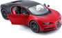 BUGATTI CHIRON SPORT RED 1/18 SCALE DIECAST CAR MODEL BY BBURAGO 11044