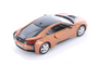 2018 BMW I8 COUPE ORANGE 1/24 SCALE DIECAST CAR MODEL BY MOTOR MAX 79359