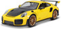 Porsche 911 GT2 RS Yellow & Matt Black 1/24 Scale Diecast Car Model By Maisto 31523