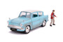 1959 FORD ANGLIA HARRY POTTER FIGURE HOLLYWOOD RIDES 1/24 SCALE DIECAST CAR MODEL BY JADA 31127