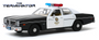 1977 DODGE MONACO TERMINATOR METROPOLITAN POLICE 1/24 SCALE DIECAST CAR MODEL BY GREENLIGHT 84101