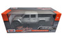 2021 JEEP GLADIATOR OVERLAND SILVER CLOSED TOP 1/27 SCALE DIECAST CAR MODEL BY MOTOR MAX 79365
