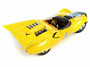 SHOOTING STAR #9 YELLOW WITH RACER X FIGURE SPEED RACER 1/18 SCALE DIECAST CAR MODEL BY AUTO WORLD AWSS125