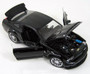 2008 FORD SHELBY MUSTANG GT500KR BLACK 1/18 SCALE DIECAST CAR MODEL BY SHELBY COLLECTIBLES SC 299

