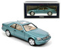 1997 MERCEDES BENZ CL600 LIGHT BLUE METALLIC 1/18 SCALE DIECAST CAR MODEL BY NOREV 183448