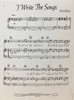 Used Sheet Music - I Write the Songs - Barry Manilow - Piano/Vocal/Guitar