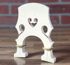 Maple Leaf Strings Adjustable 1/2 Bass Bridge Blank - Brass