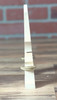 Maple Leaf Strings Adjustable 1/2 Bass Bridge Blank - Brass