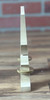 Maple Leaf Strings Adjustable 1/4 Bass Bridge Blank - Brass
