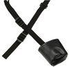 Black Leather Bassoon Seat Strap