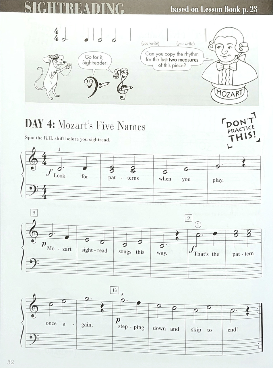 Faber Piano Adventures Sight Reading Book Level 1 at Piano Gallery