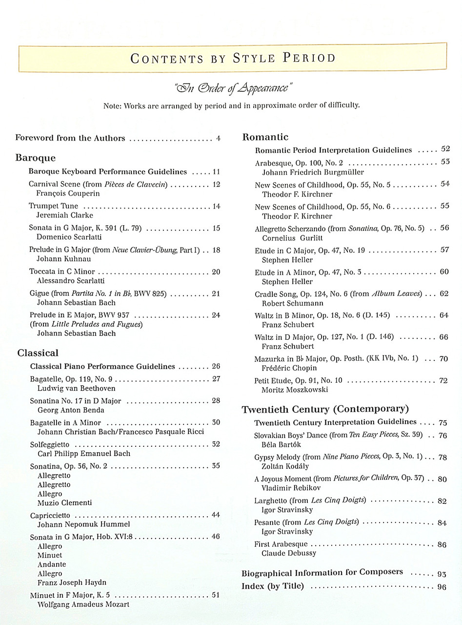 Focus on Rhythm Volume 1 Great Piano Literature Piano Gallery
