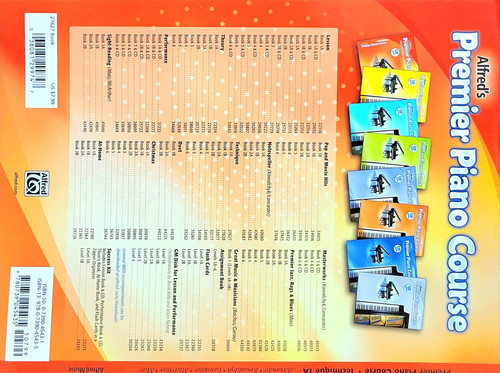 Alfred's Premier Piano Course Technique 1A Alfred's Premier Piano Course Technique 1A