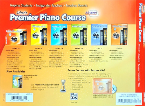 Alfred's Premier Piano Course Performance 1A