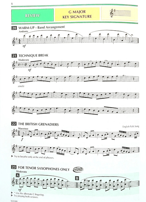 Standard of Excellence Book 3 B Flat Tenor Saxophone Standard of Excellence Book 3 B Flat Tenor Saxophone