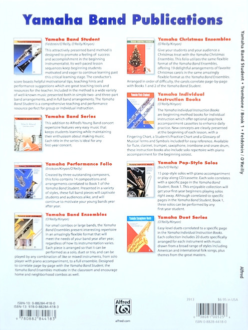 Yamaha Band Student Trombone Book 1  Yamaha Band Student Trombone Book 1