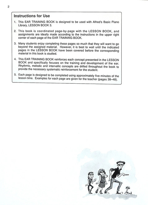 Alfred's Basic Piano Library Ear Training Book Level 3 Alfred's Basic Piano Library Ear Training Book Level 3