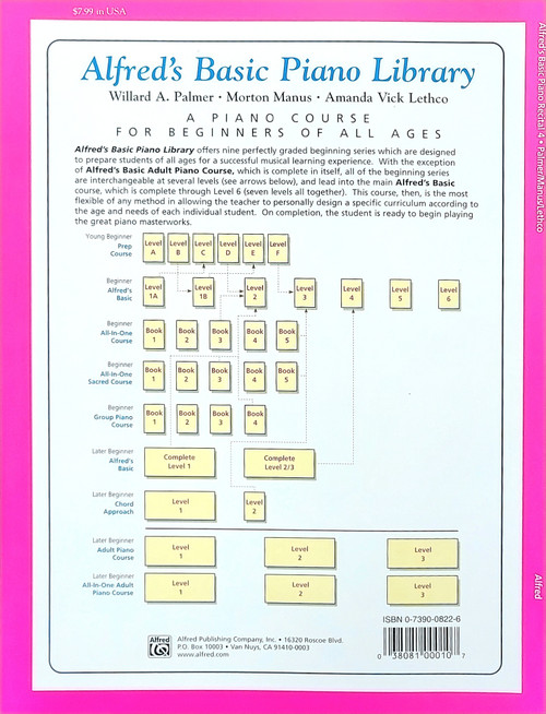 Alfred's Basic Piano Library Recital Level 4
