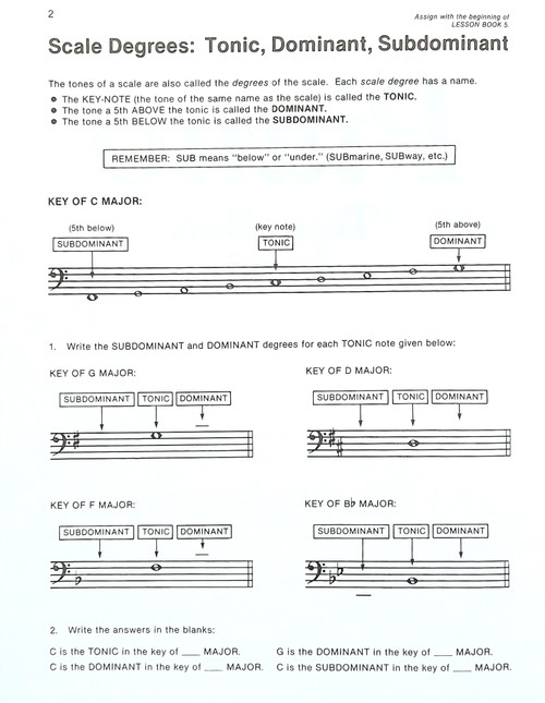 Alfred's Basic Piano Library Theory Level 5 Alfred's Basic Piano Library Theory Level 5