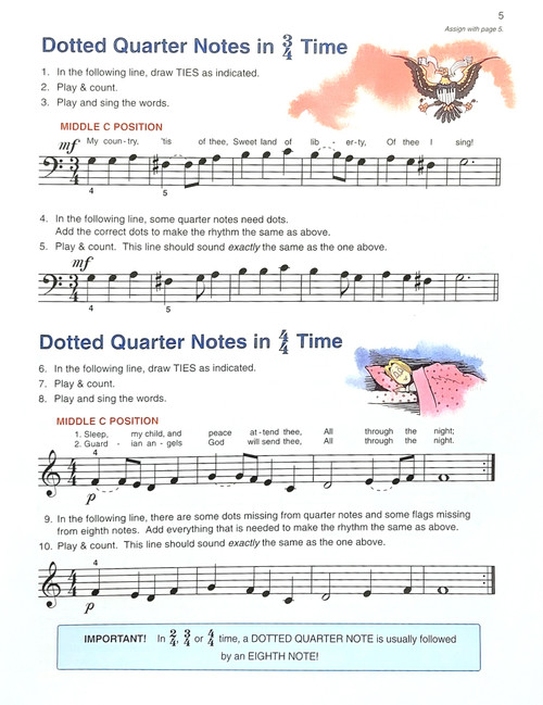 Alfred's Basic Piano Library Theory Book Complete Levels 2 & 3