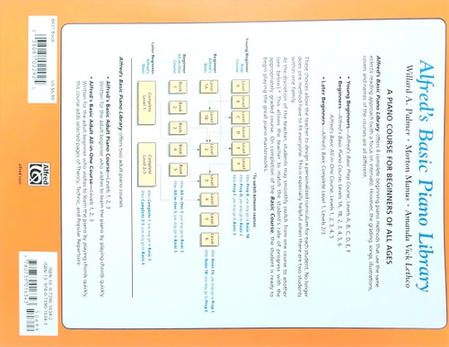 Alfred's Basic Piano Library Prep Course Technic Book Level A Alfred's Basic Piano Library Prep Course Technic Book Level A