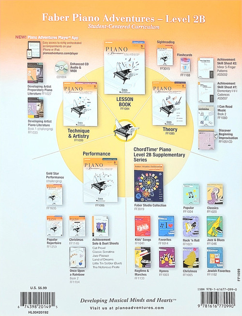 Piano Adventures Technique & Artistry Book Level 2B Piano Adventures Technique & Artistry Book Level 2B