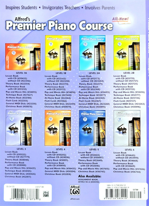 Alfred's Premier Piano Course Technique 3 Alfred's Premier Piano Course Technique 3