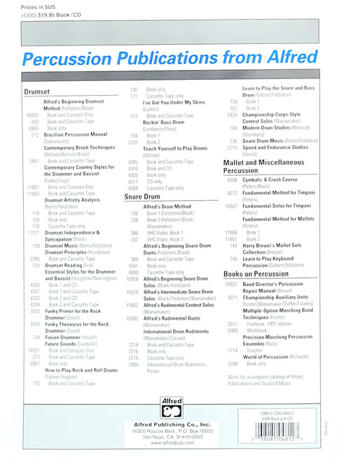 Essential Styles For the Drummer and Bassist Book 1 W/CD