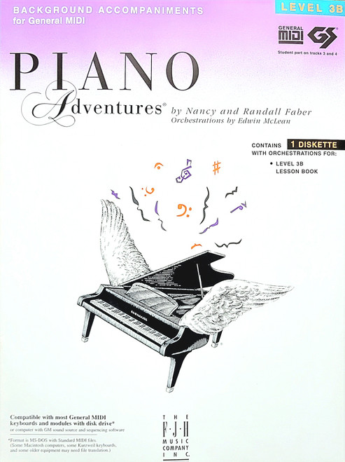 Piano Adventures Background Accompaniments Level 3B MIDI