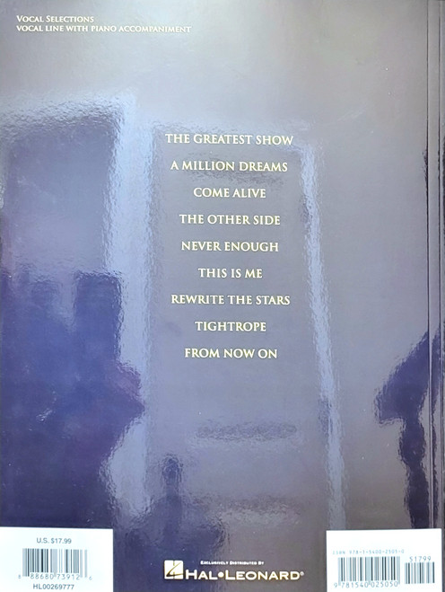 The Greatest Showman Vocal Selections The Greatest Showman Vocal Selections