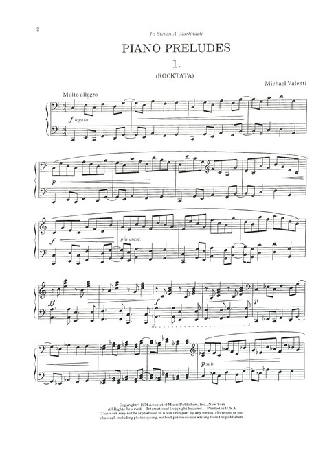 Piano Preludes by Michael Valenti