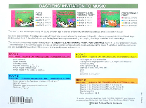 Bastiens' Invitation to Music Piano Party Book C