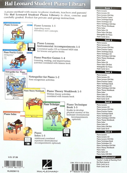Hal Leonard Student Piano Library Piano Technique Book 4 Hal Leonard Student Piano Library Piano Technique Book 4