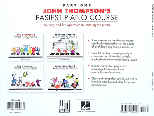 John Thompson's Easiest Piano Course Part One