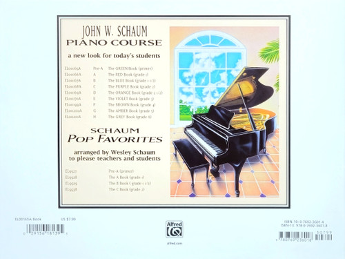 John W. Schaum Piano Course Pre A - The Green Book