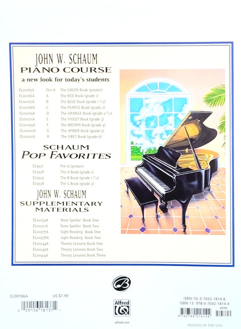 John W. Schaum Piano Course A - The Red Book John W. Schaum Piano Course A - The Red Book