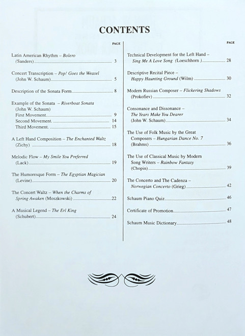 John W. Schaum Piano Course G - The Amber Book