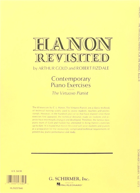Hanon the Virtuoso Pianist in Sixty Exercises For the Piano Book 3 Hanon the Virtuoso Pianist in Sixty Exercises For the Piano Book 3