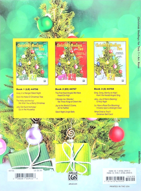 Christmas Medleys for Two Book 1
